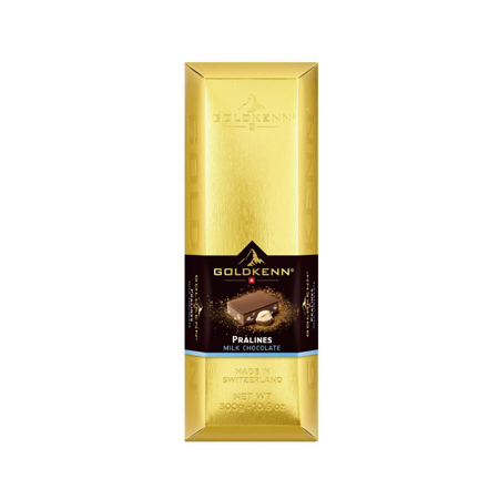 Gold bars from Swiss Goldkenn milk chocolate 300g